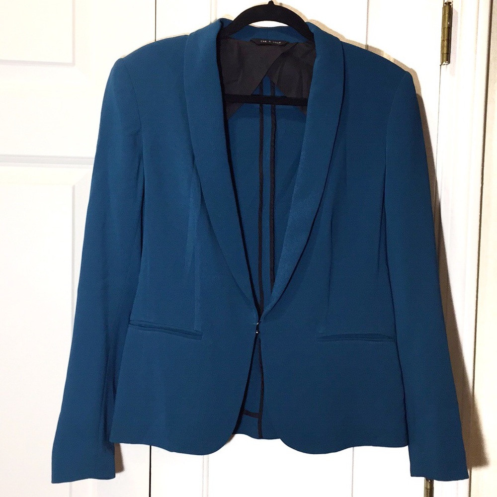 Rag & Bone Teal Blazer ‘Store Exclusive’ Size 4